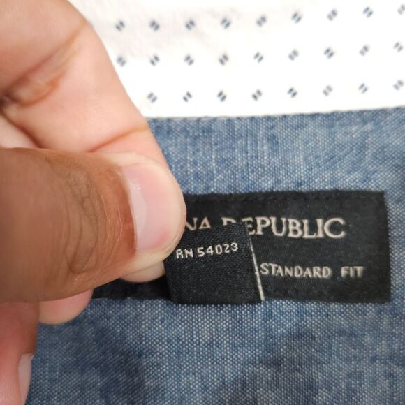 Banana Republic White Casual Button Down Shirt - Picture 8 of 11